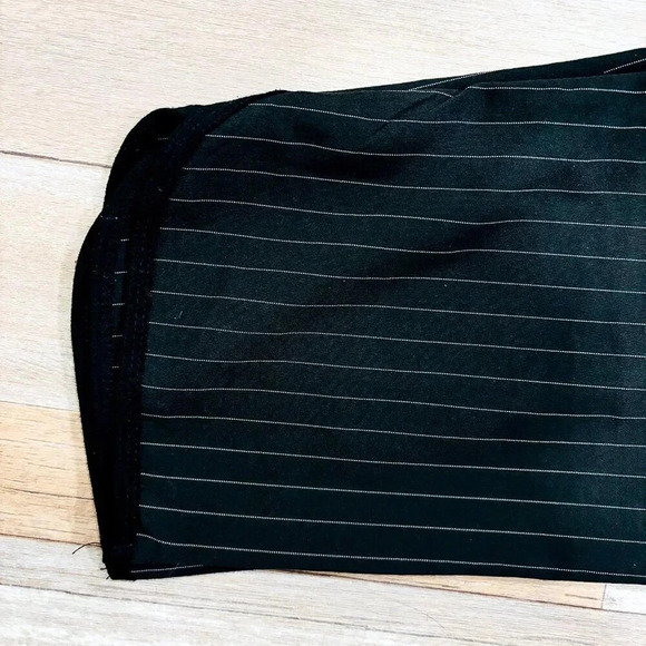 LUNA MOON Striped black pants with elastic waistband - Picture 4 of 9